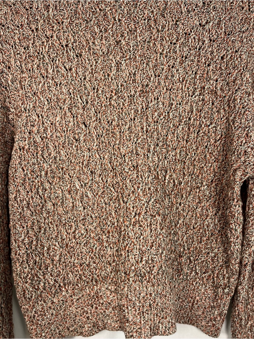 Veronica beard gio variegated v neck textured tonal knit cardigan sz s EUC - Picture 7 of 8